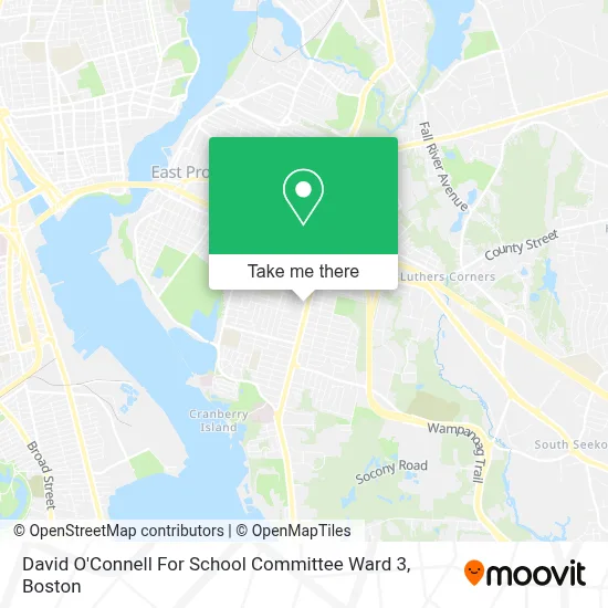 David O'Connell For School Committee Ward 3 map