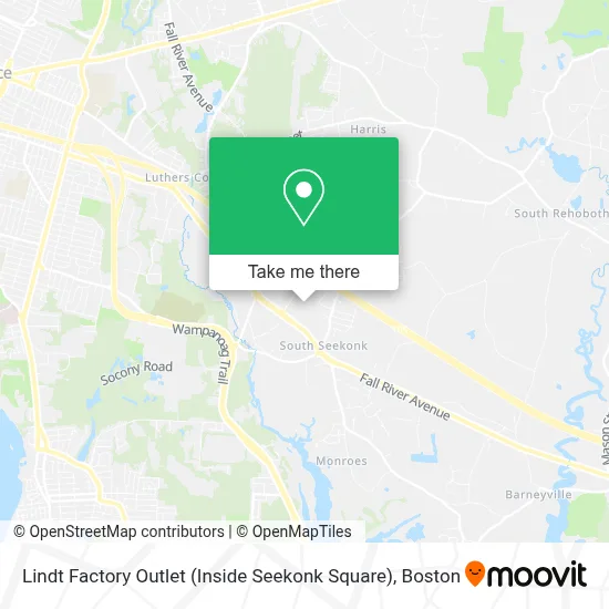 Lindt Factory Outlet (Inside Seekonk Square) map