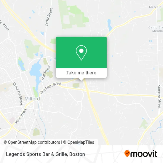 Legends Sports Bar & Grille map