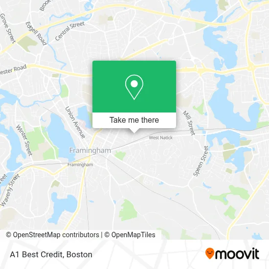 A1 Best Credit map