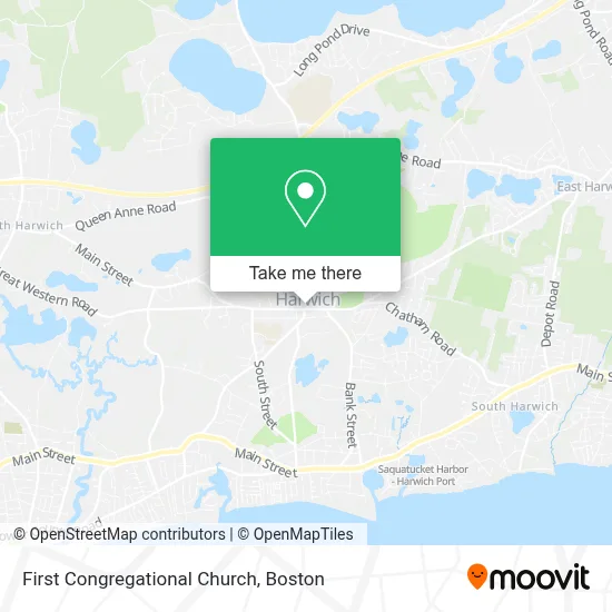 First Congregational Church map