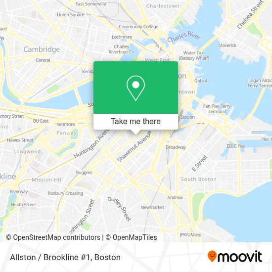 Allston / Brookline #1 map