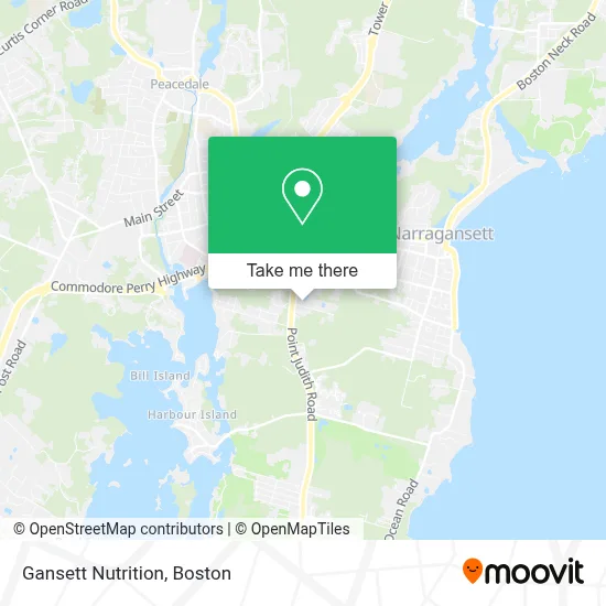 Gansett Nutrition map