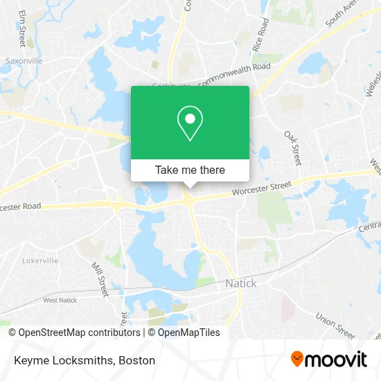 Keyme Locksmiths map