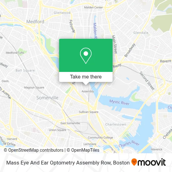Mass Eye And Ear Optometry Assembly Row map