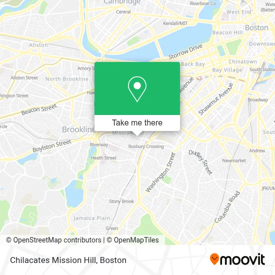 Chilacates Mission Hill map