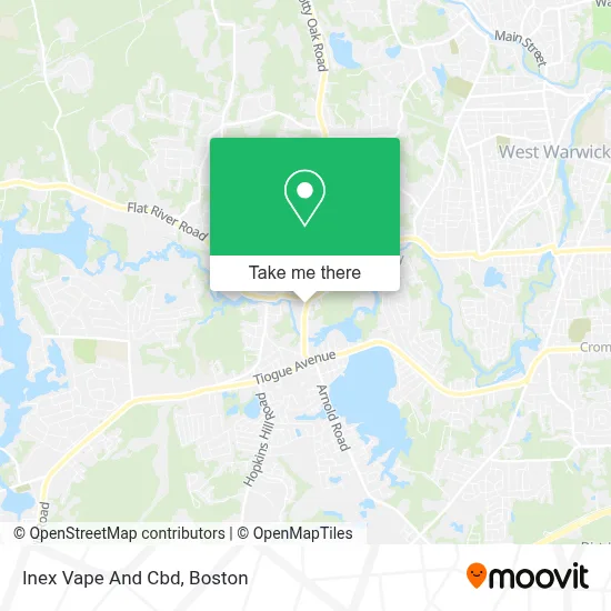 Inex Vape And Cbd map