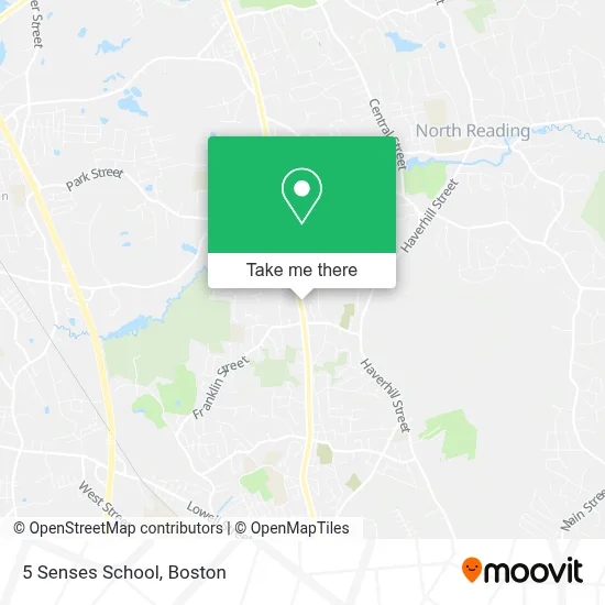 5 Senses School map