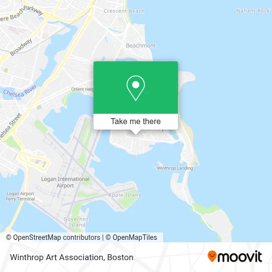 Winthrop Art Association map