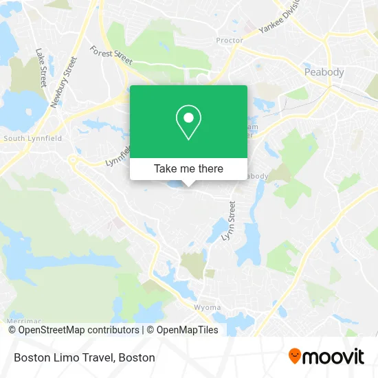 Boston Limo Travel map
