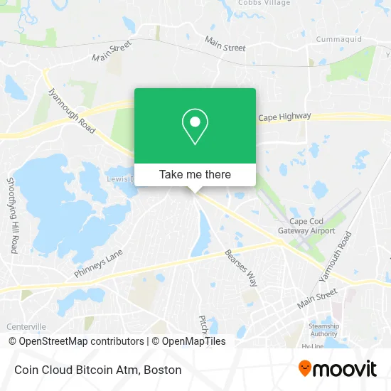Coin Cloud Bitcoin Atm map