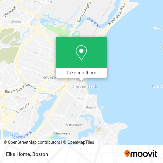 Elks Home map