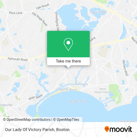 Our Lady Of Victory Parish map