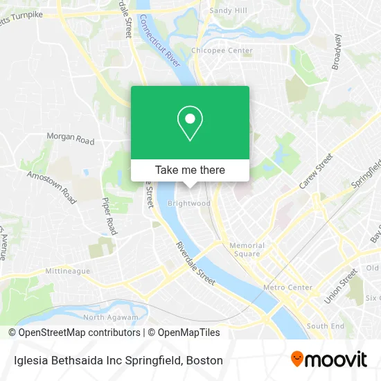 Iglesia Bethsaida Inc Springfield map