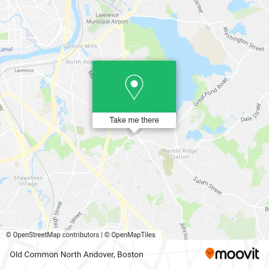 Old Common North Andover map