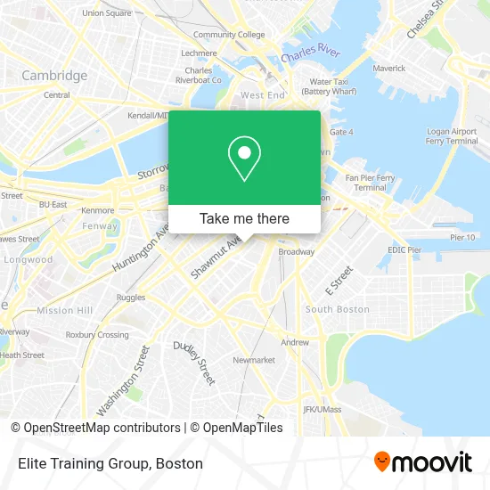 Elite Training Group map