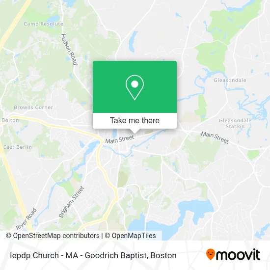Iepdp Church - MA - Goodrich Baptist map