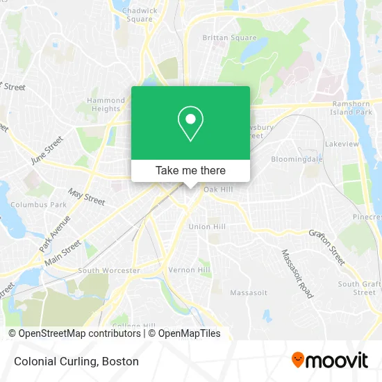 Colonial Curling map