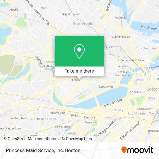 Princess Maid Service, Inc map