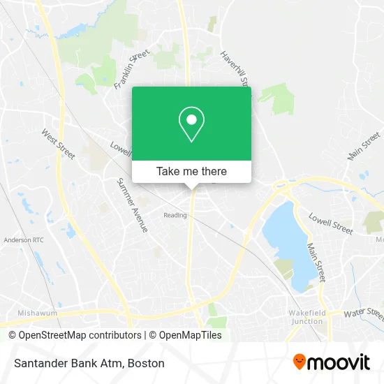 Santander Bank Atm map