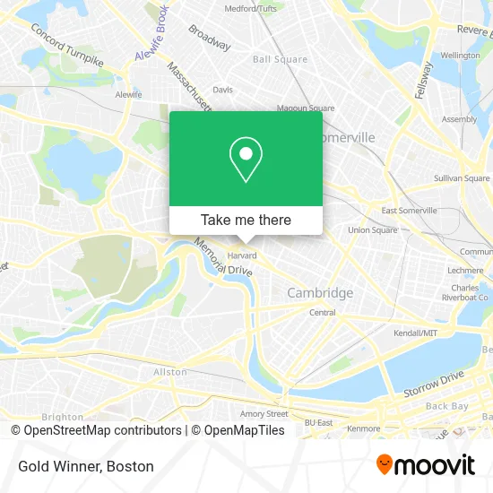 Gold Winner map