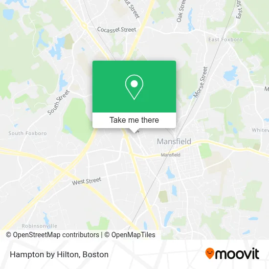 Hampton by Hilton map