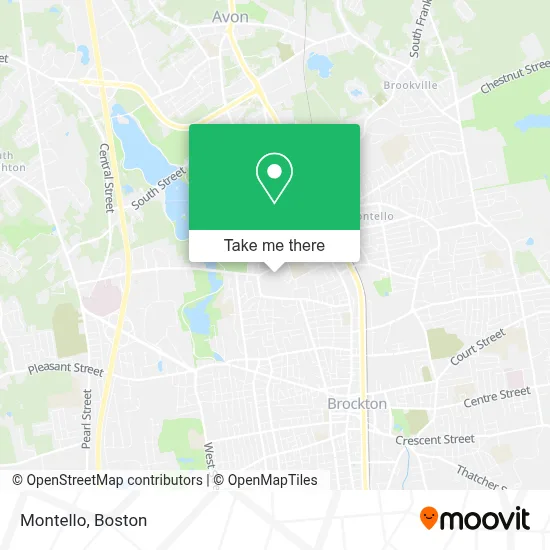 Montello map