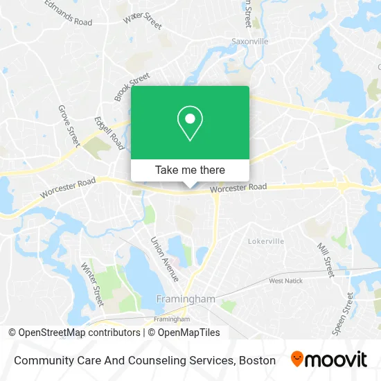 Community Care And Counseling Services map