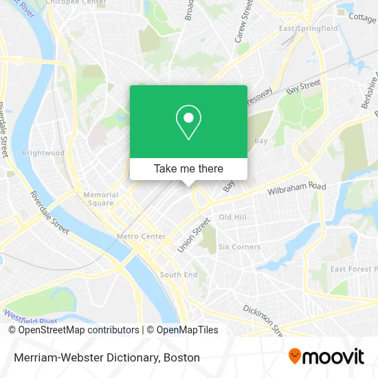 Merriam-Webster Dictionary map