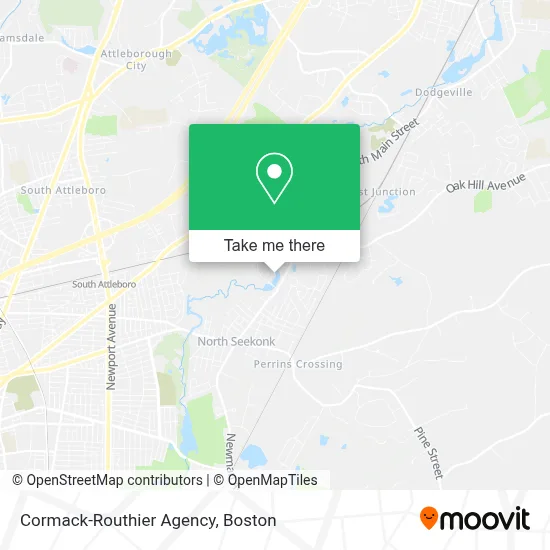 Cormack-Routhier Agency map