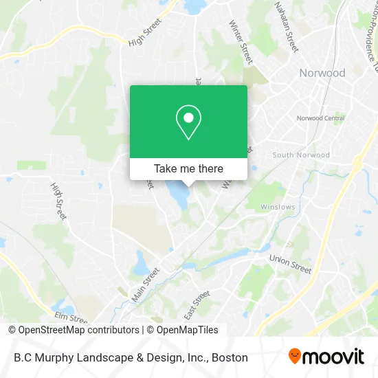 B.C Murphy Landscape & Design, Inc. map