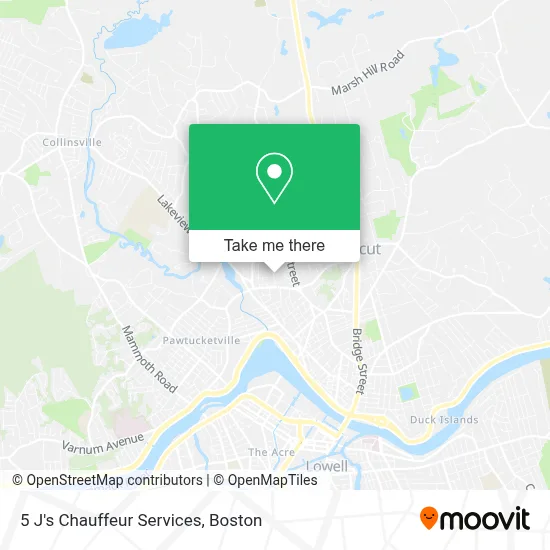 5 J's Chauffeur Services map