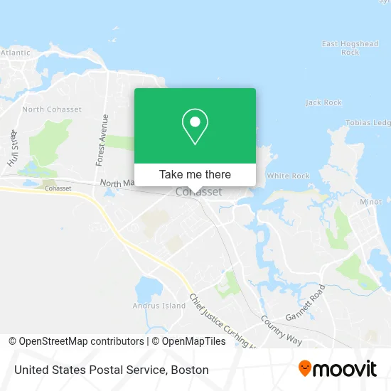United States Postal Service map