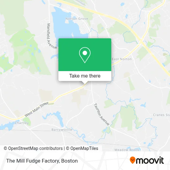 The Mill Fudge Factory map