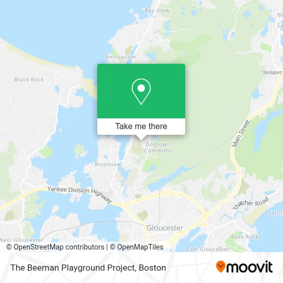 The Beeman Playground Project map