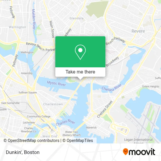 Dunkin' map