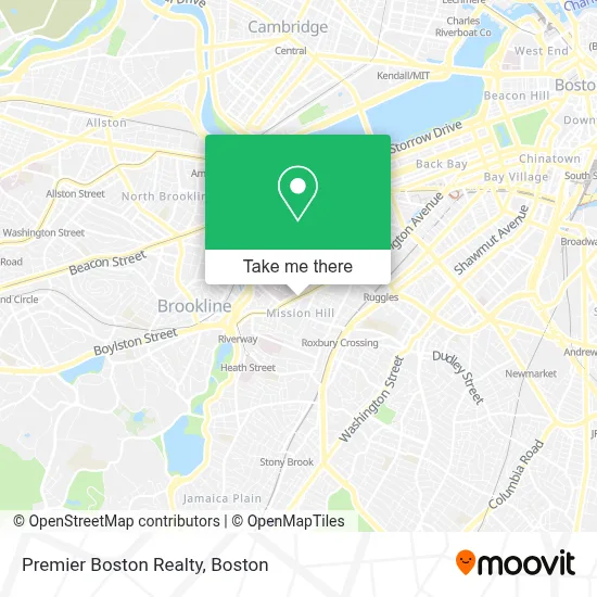 Premier Boston Realty map