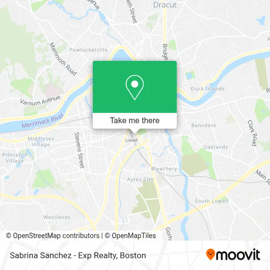 Sabrina Sanchez - Exp Realty map