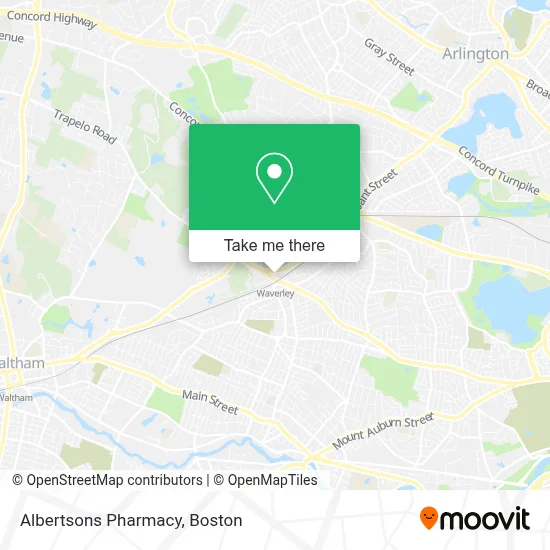 Albertsons Pharmacy map