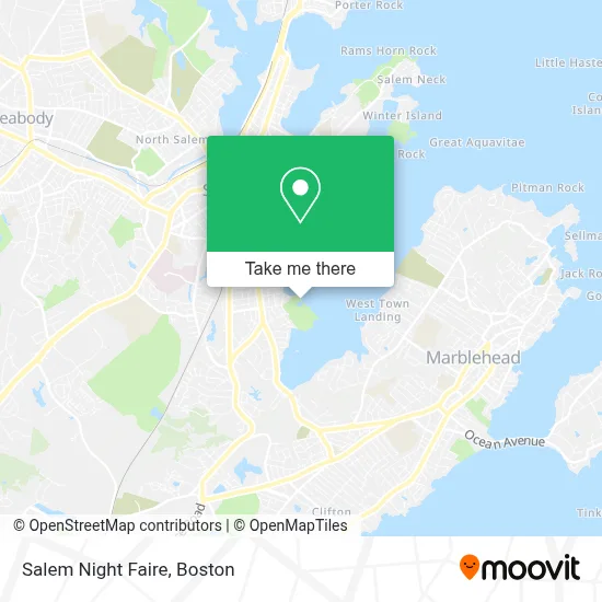 Salem Night Faire map