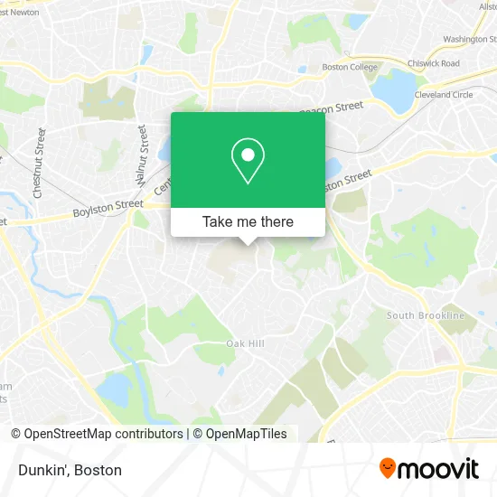 Dunkin' map