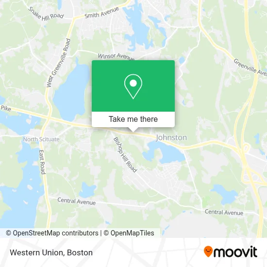Western Union map