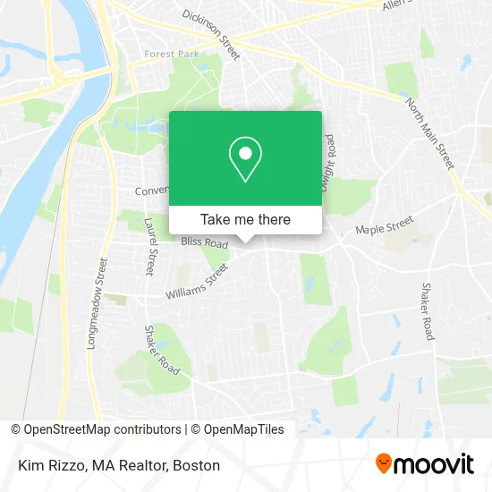 Kim Rizzo, MA Realtor map