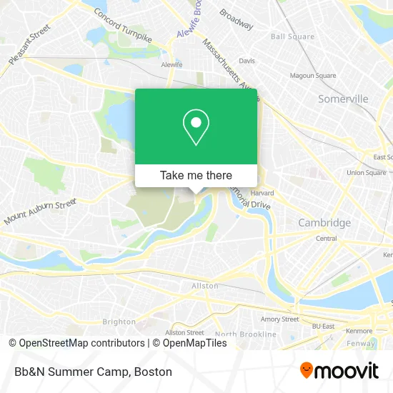 Bb&N Summer Camp map