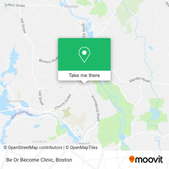Be Or Become Clinic map