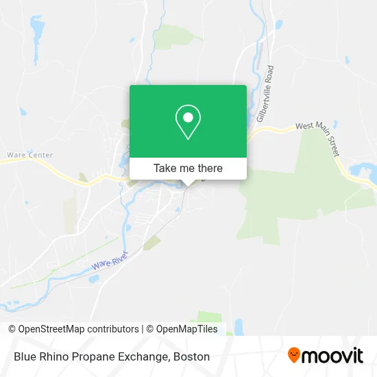 Blue Rhino Propane Exchange map