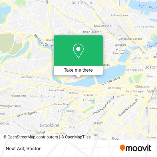 Next Act map
