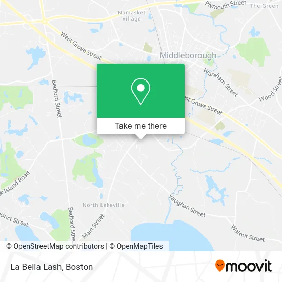 La Bella Lash map