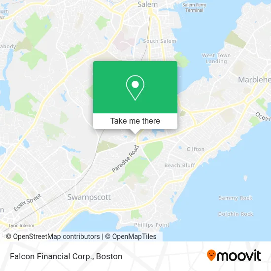 Falcon Financial Corp. map