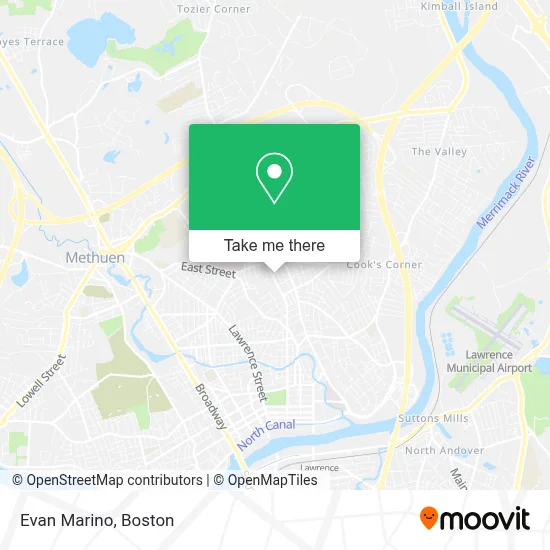 Evan Marino map
